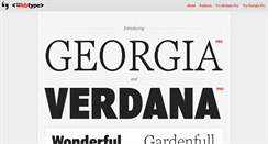 Desktop Screenshot of georgiaverdana.com